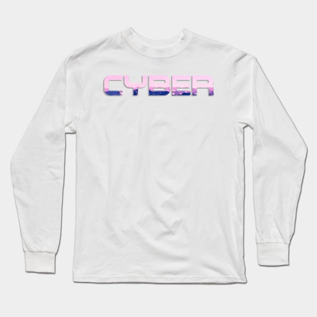 CYBER Long Sleeve T-Shirt by afternoontees